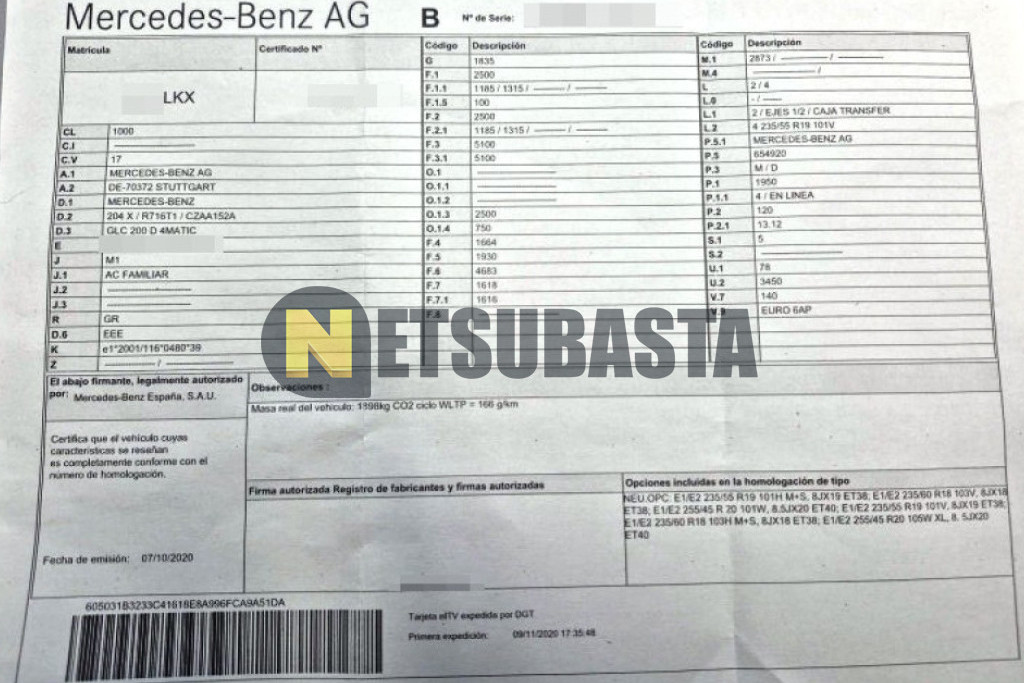 Mercedes-Benz GLC 200 d 4MATIC 2020