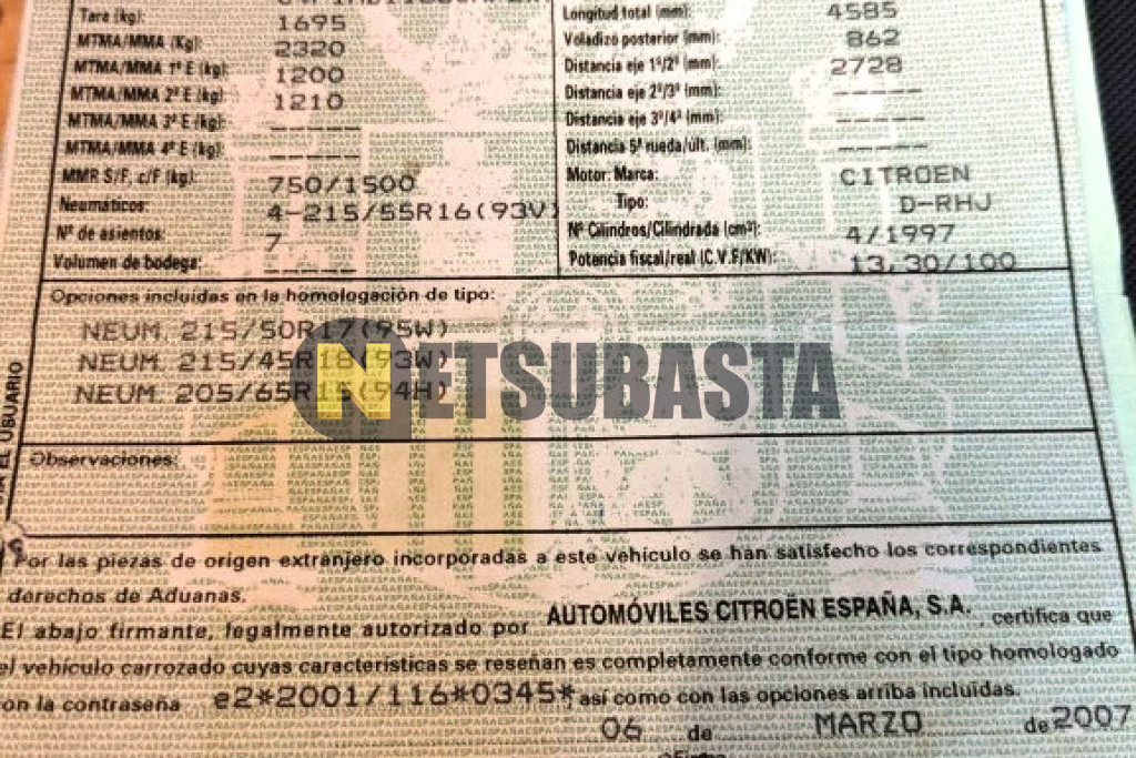Citroën Grand C4 Picasso 2.0 HDi CMP 2007