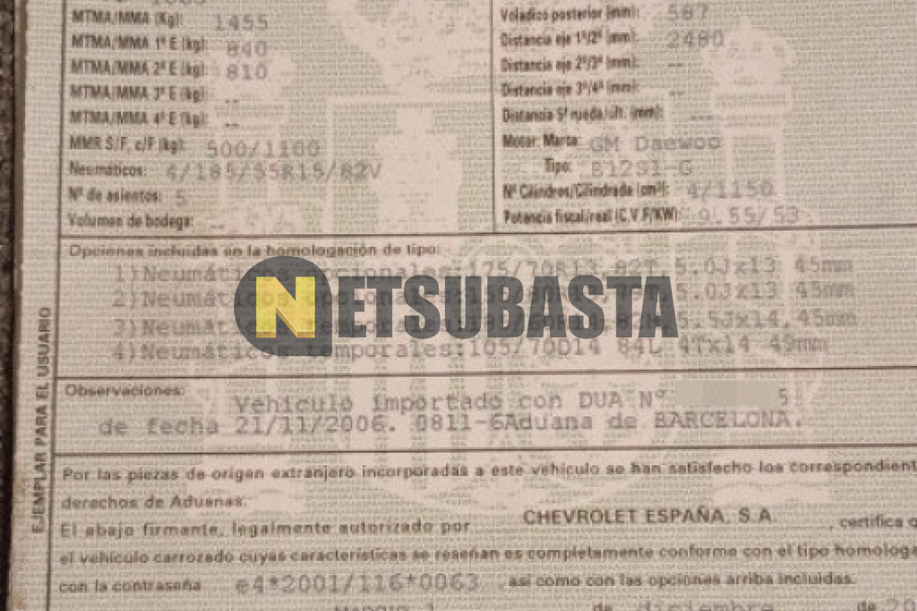 Chevrolet Kalos 1.2 2006