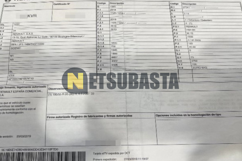 Renault Scenic 1.3 TCe 2019