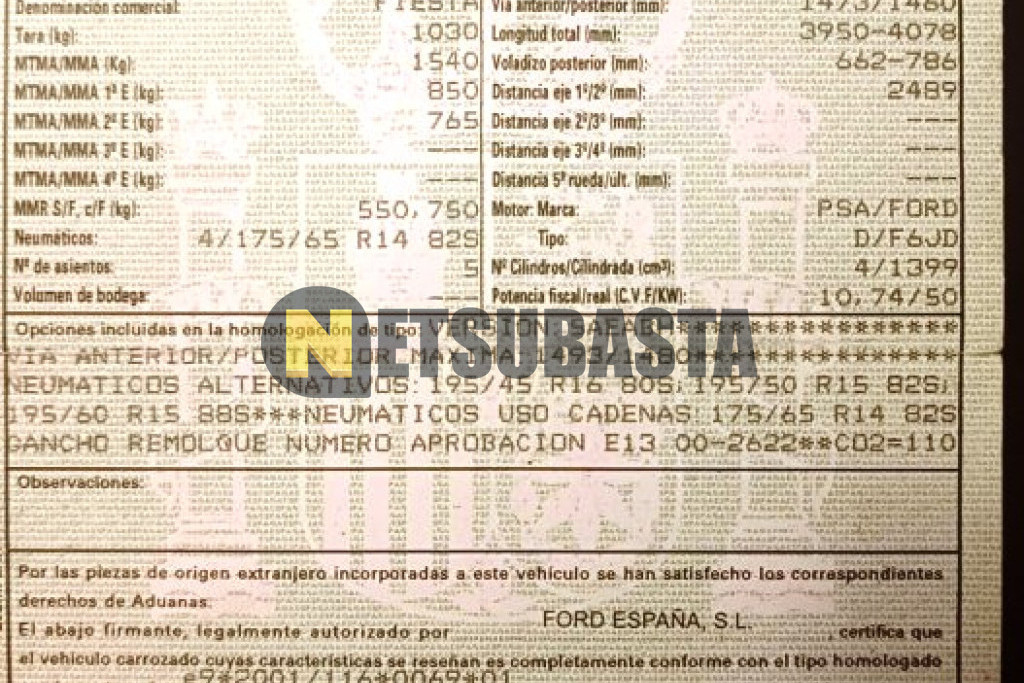 Ford Fiesta 1.4 TDCi 2010