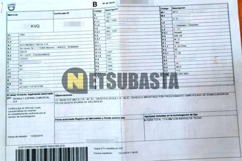 Dacia Lodgy 1.5 Blue dCi 5 plazas 2019