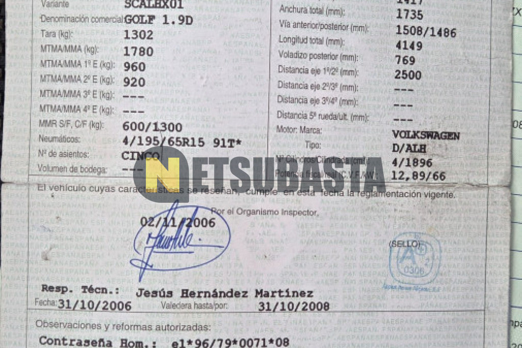 Volkswagen Golf 1.9 TDI 1999