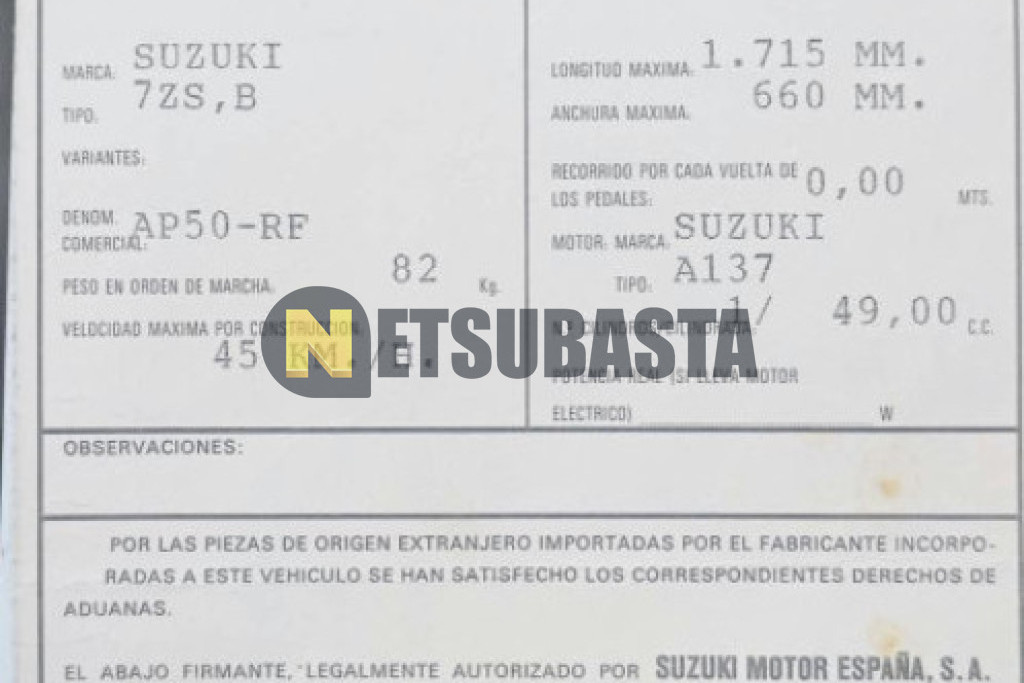 Suzuki AP 50 2002