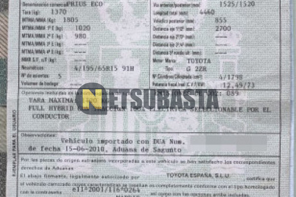 Toyota Prius 1.8 Eco 2010
